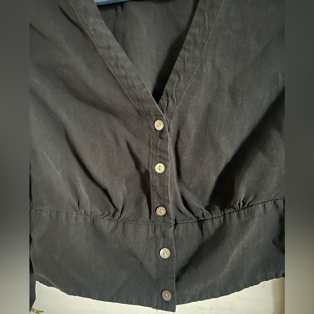 ☀️Madewell V-Neck Button-Front Shirt - Picture 5 of 6